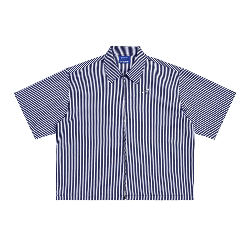 Stripe Zipper Shirt