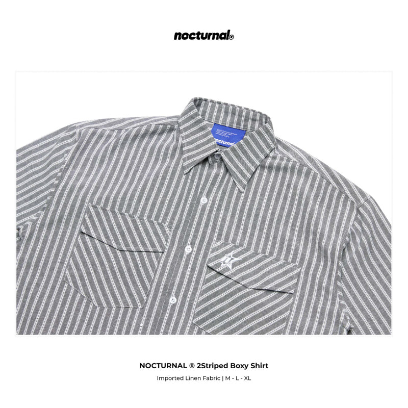 2Striped Boxy Shirt
