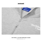 Culture Zipper Boxy Hoodie