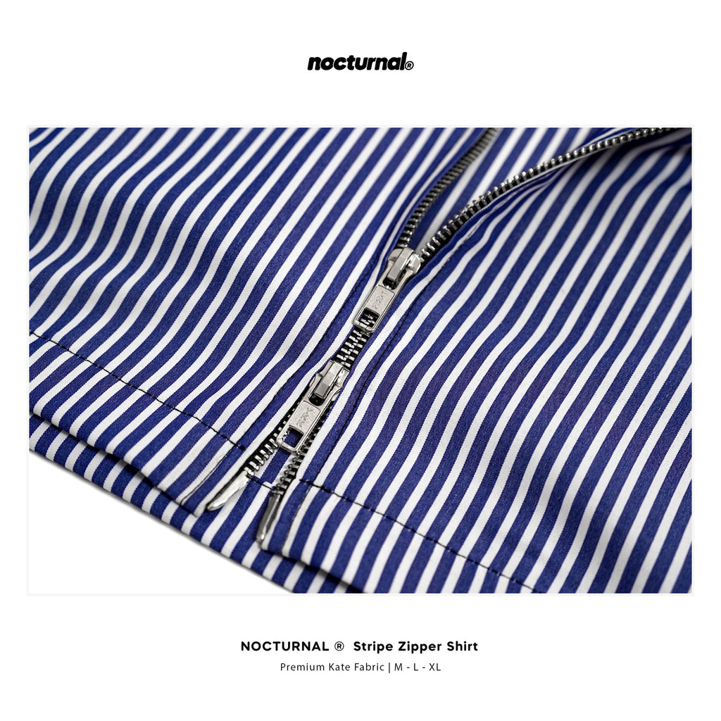 Stripe Zipper Shirt