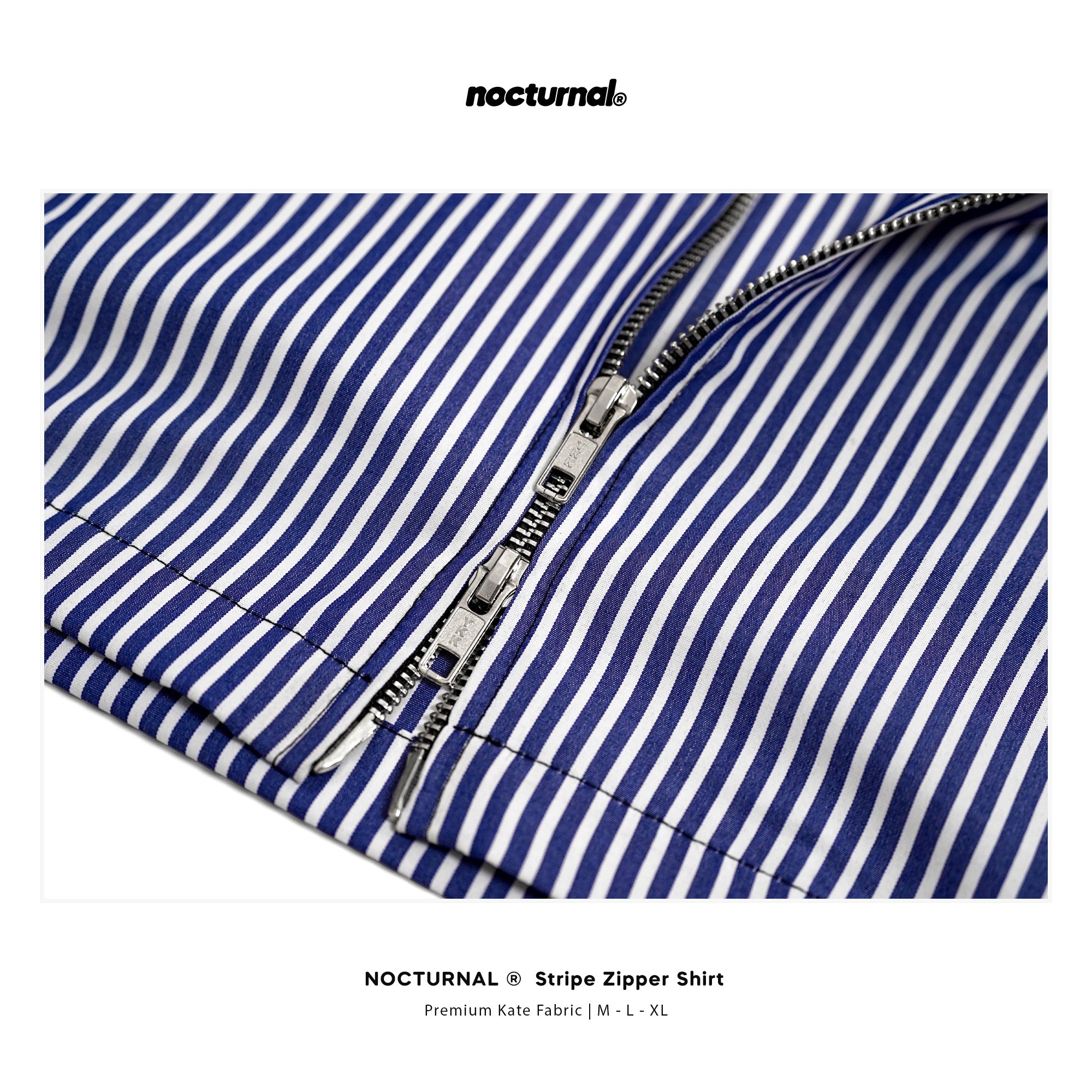 Stripe Zipper Shirt
