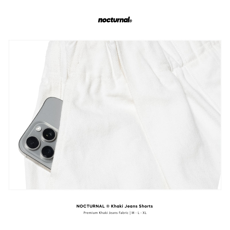 Khaki Jeans Shorts