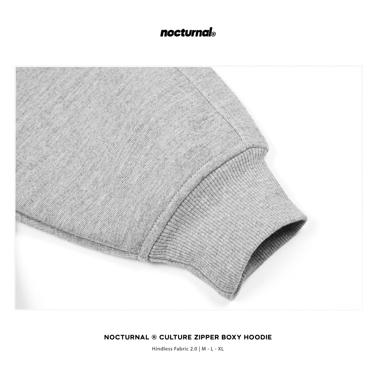 Culture Zipper Boxy Hoodie