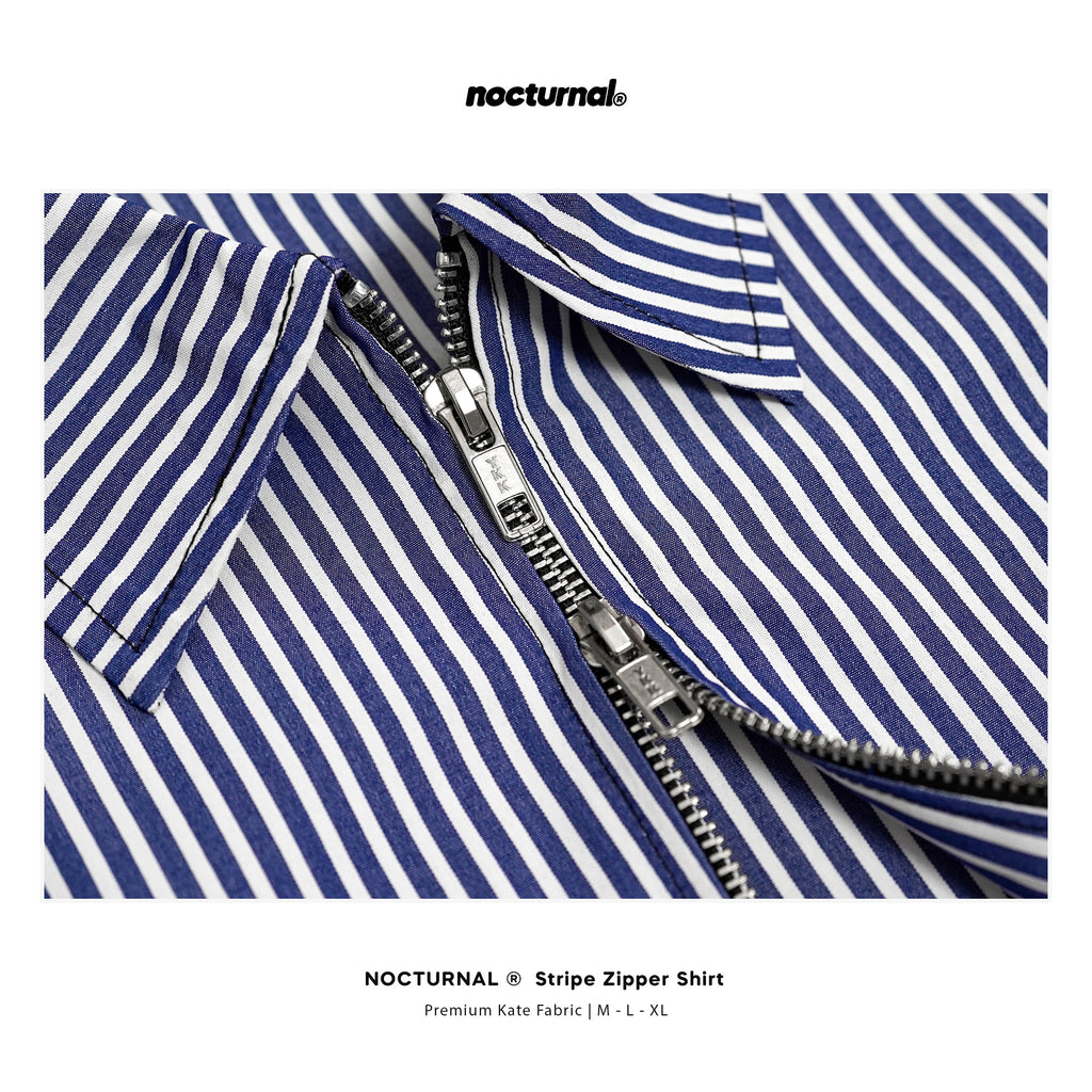 Stripe Zipper Shirt