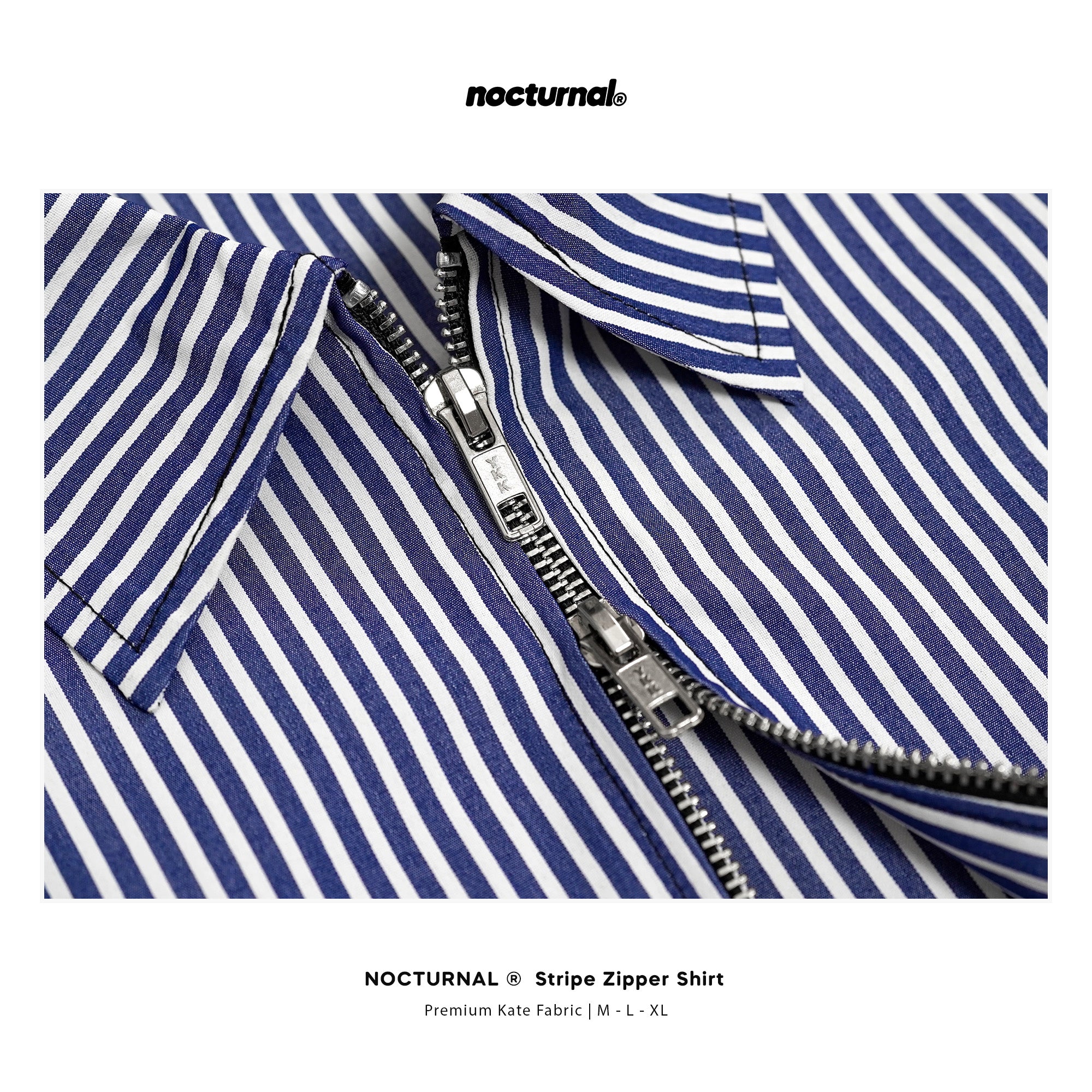 Stripe Zipper Shirt