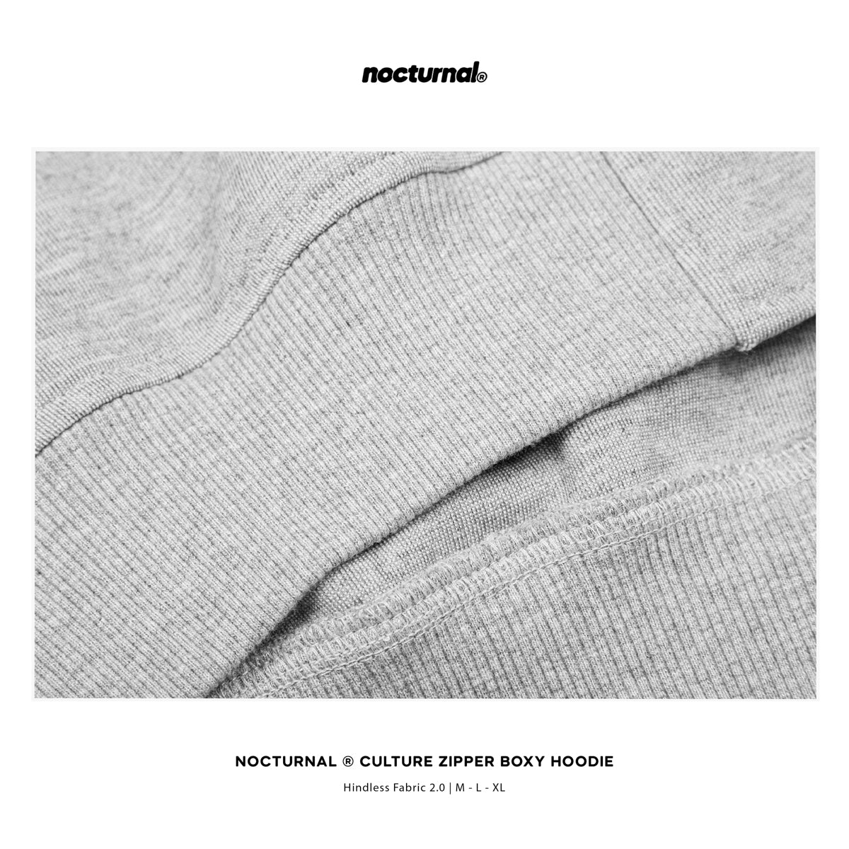 Culture Zipper Boxy Hoodie