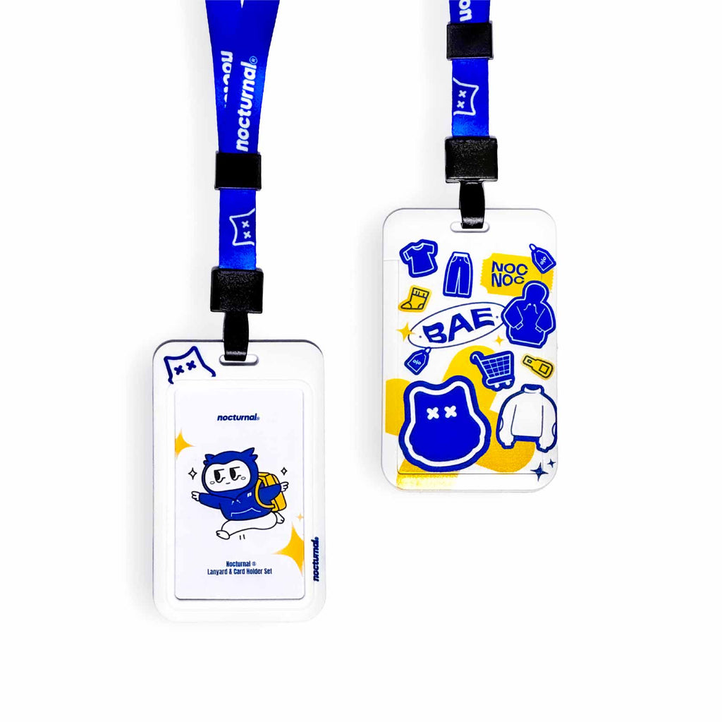 Nocturnal ® Sticker Lanyard &amp; Card Holder