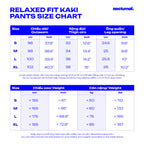 Relaxed Fit Kaki Pants