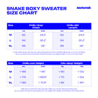 Snake Boxy Sweater
