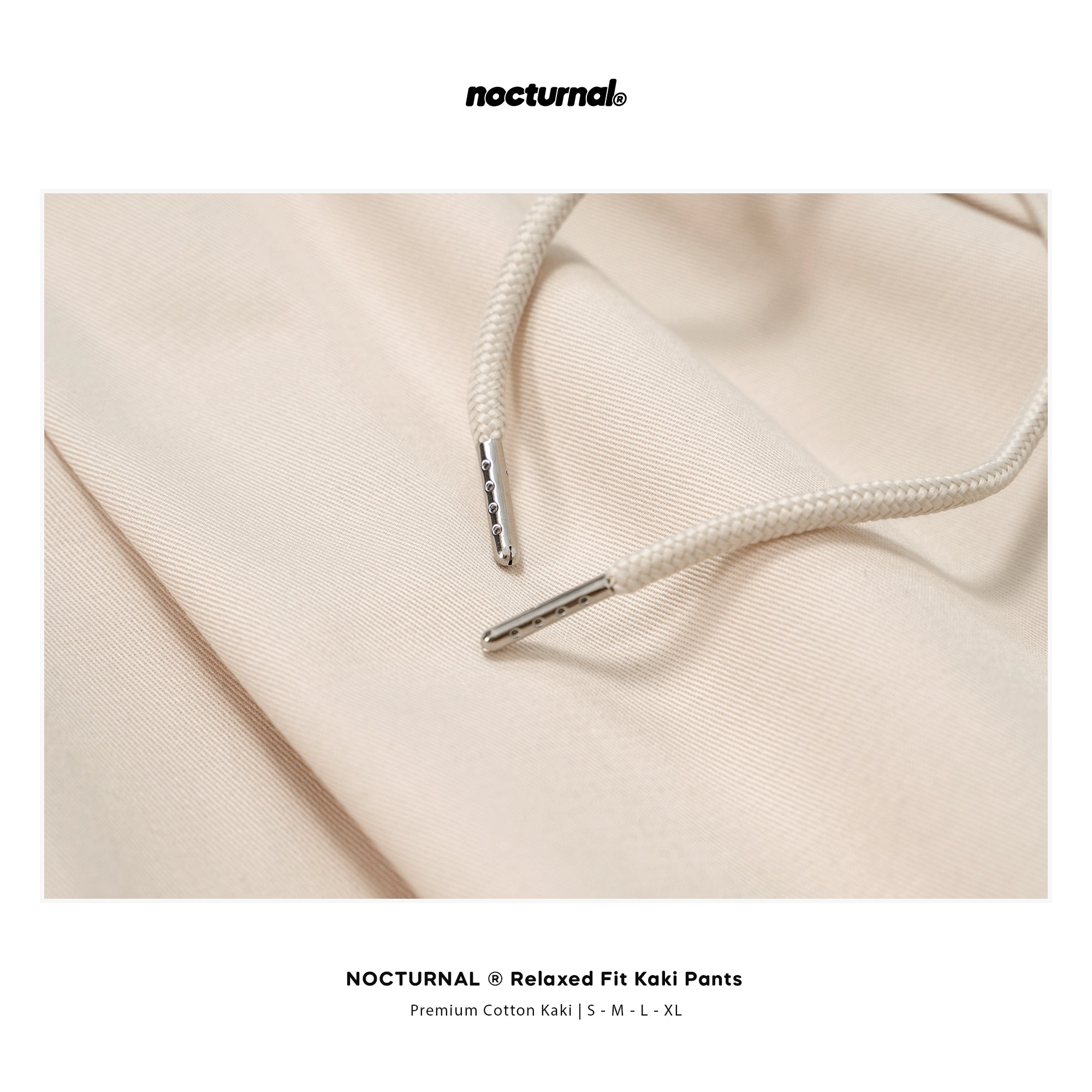 Relaxed Fit Kaki Pants