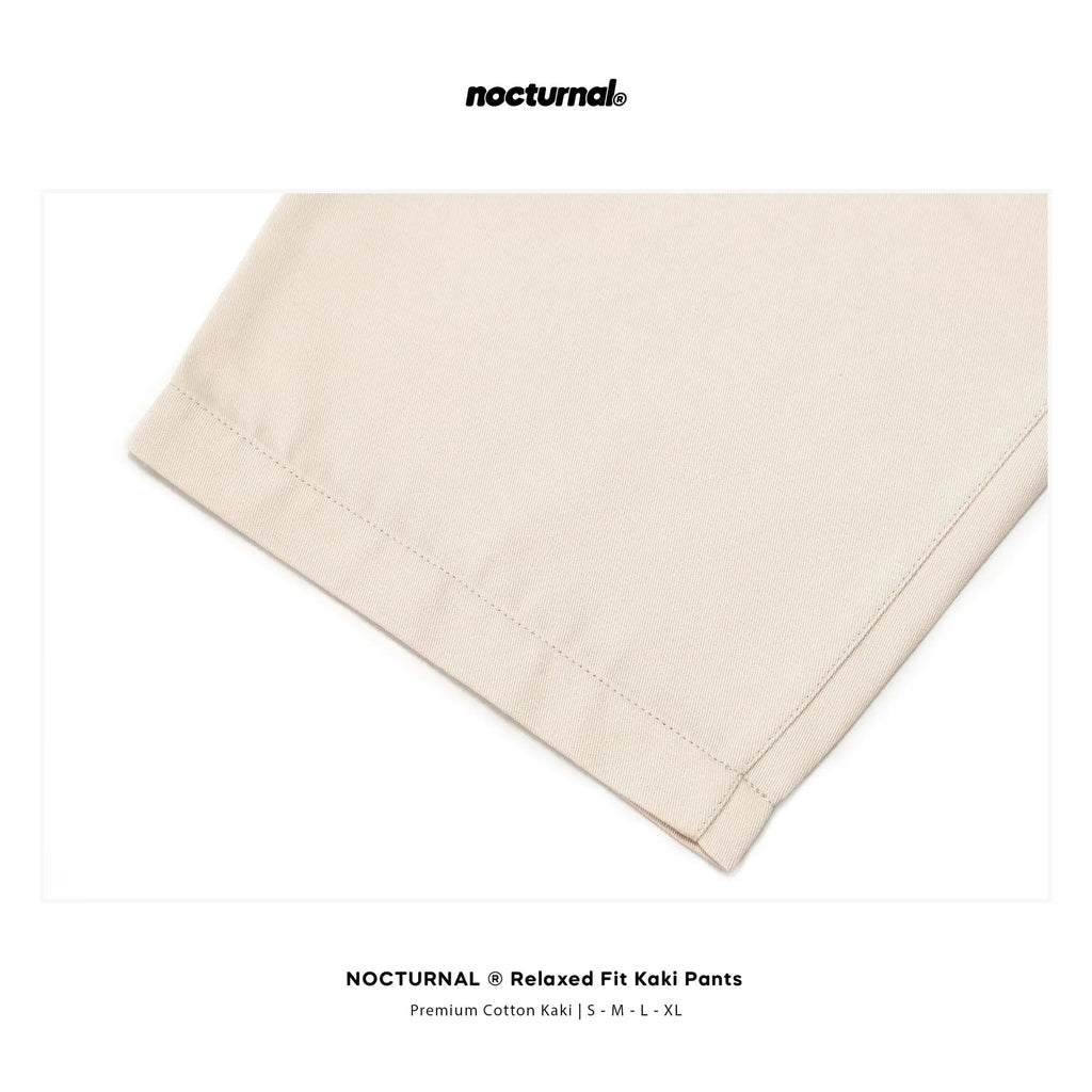 Relaxed Fit Kaki Pants