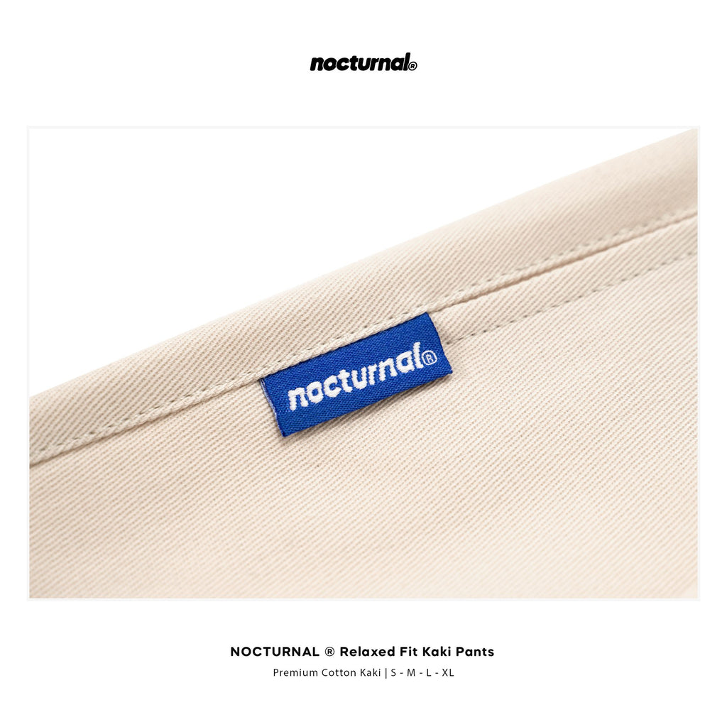 Relaxed Fit Kaki Pants