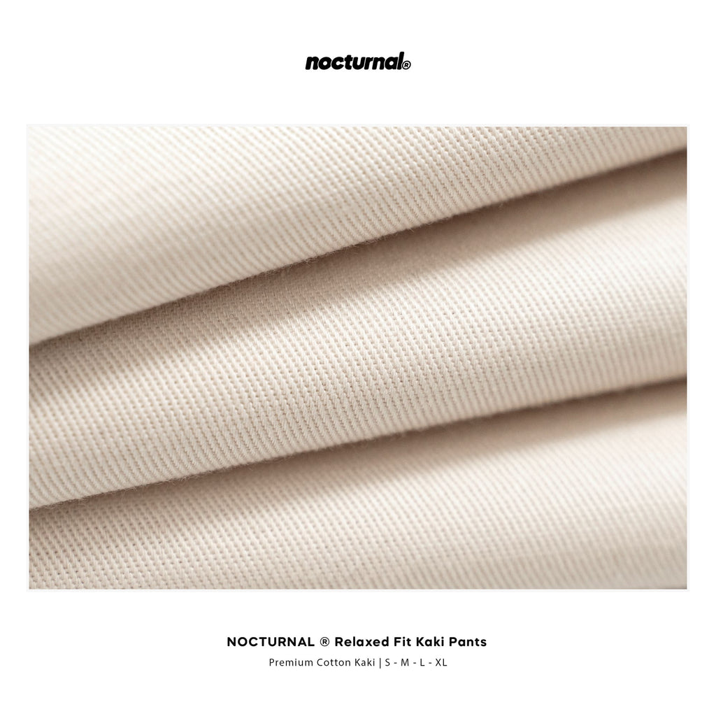 Relaxed Fit Kaki Pants