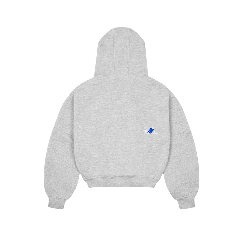 Culture Zipper Boxy Hoodie