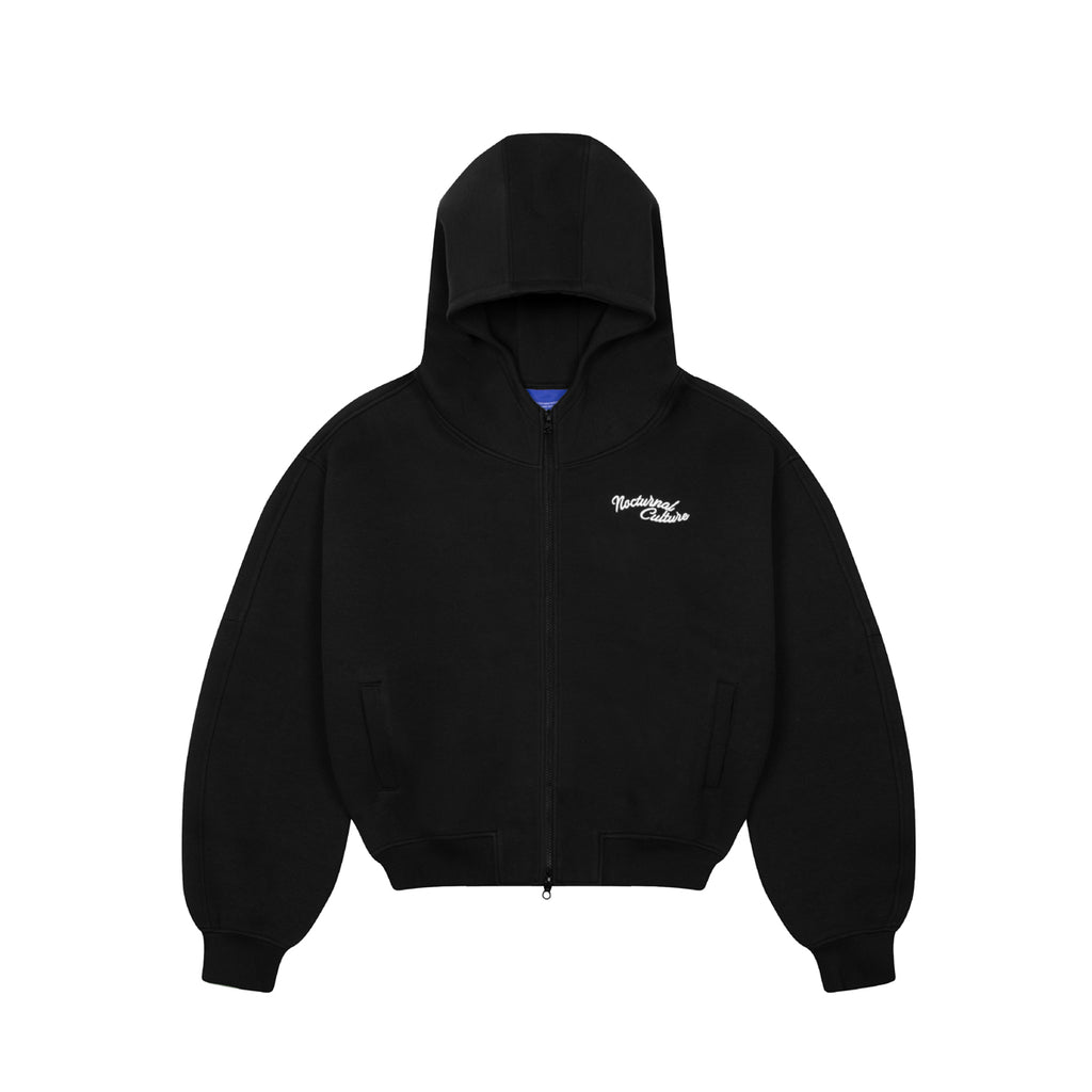 Culture Zipper Boxy Hoodie