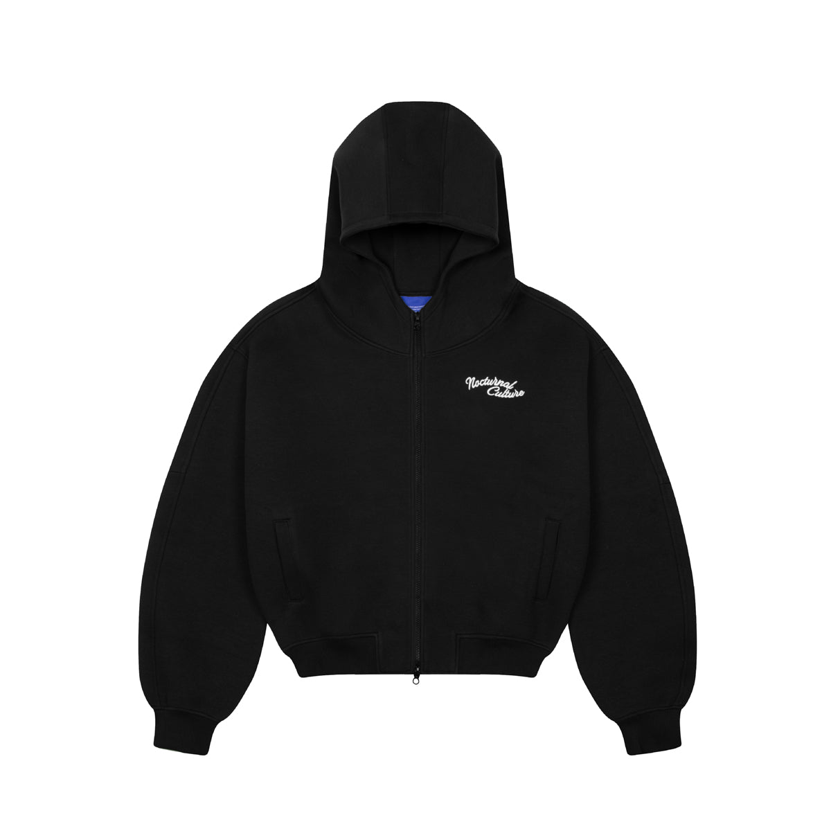Culture Zipper Boxy Hoodie