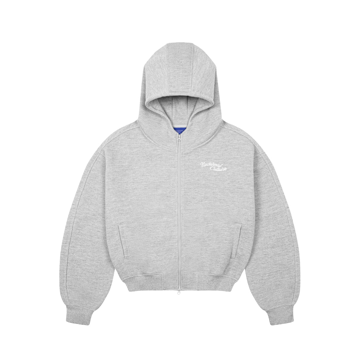Culture Zipper Boxy Hoodie