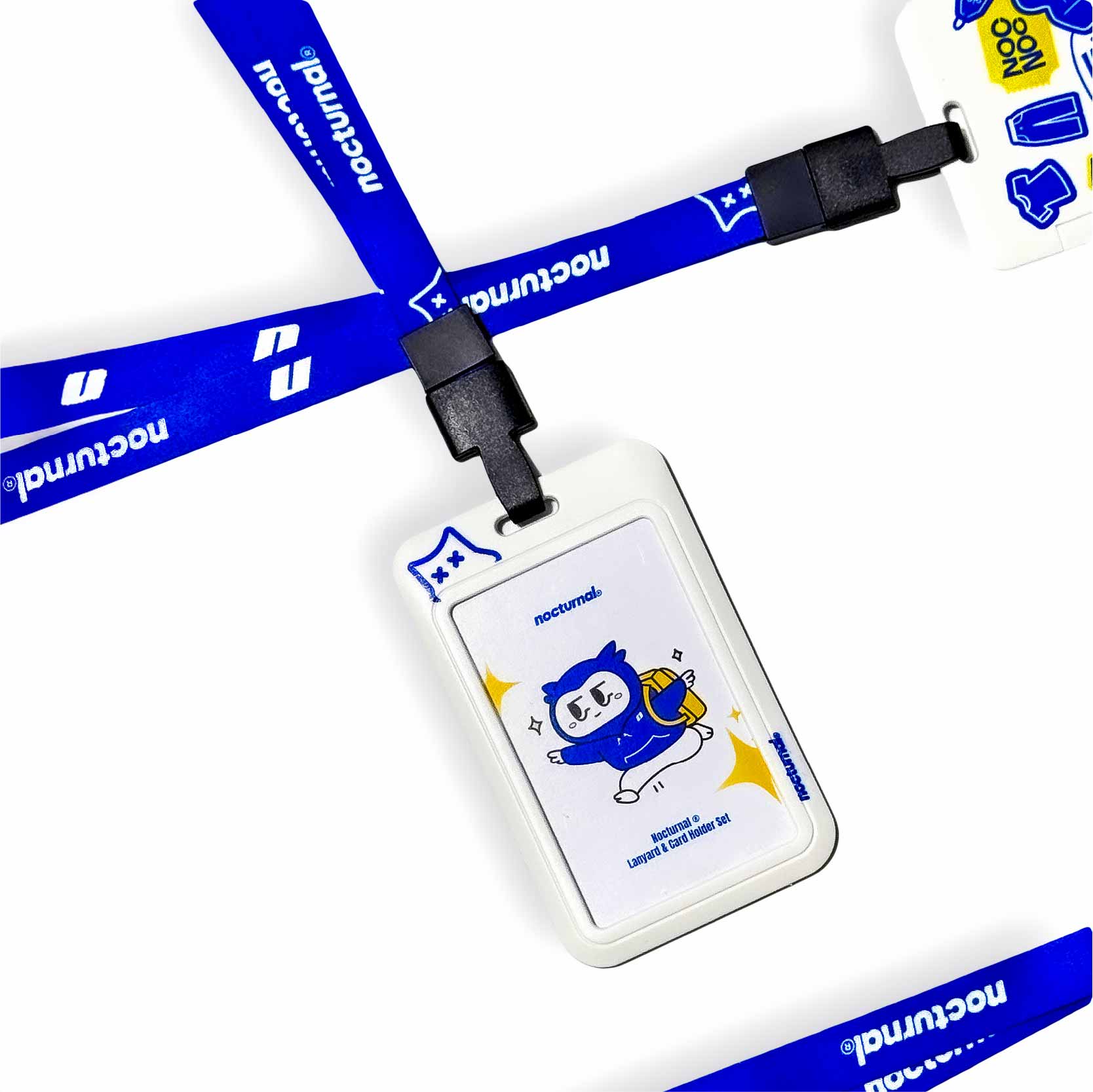 Nocturnal ® Sticker Lanyard &amp; Card Holder