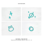 Mini Icons Tee - Baby Blue